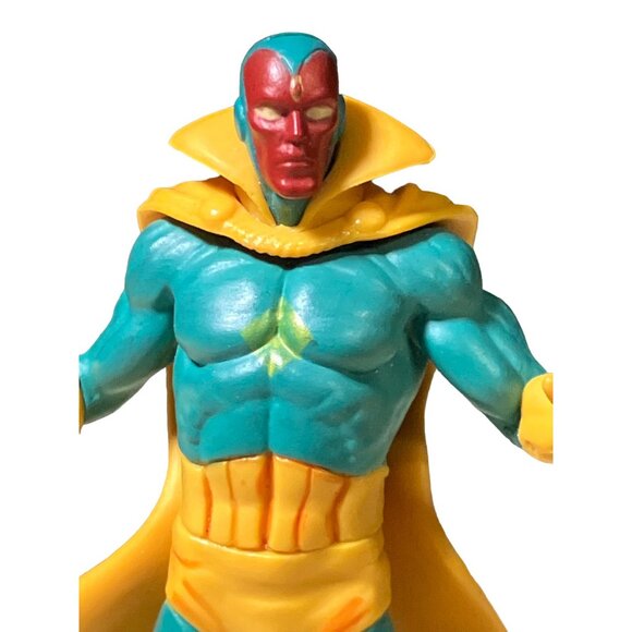 VISION MARVEL AGE OF ULTRON 3.75” ACTION FIGURE PVC TOY ON BASE - Picture 2 of 10